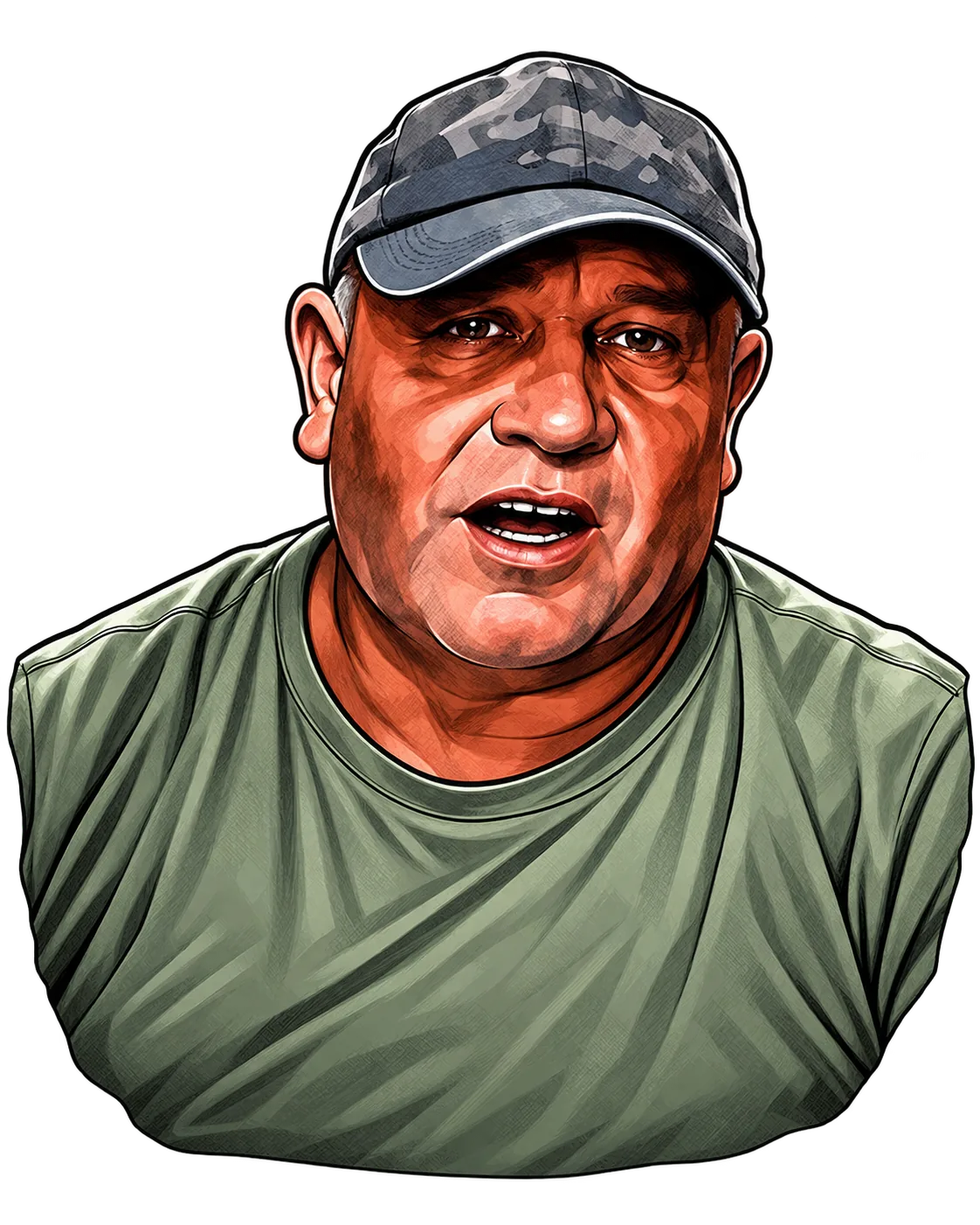 Illustrated portrait of Yog