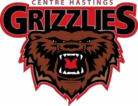 Centre Hastings Grizzlies logo